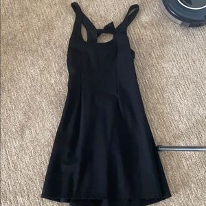 Julie brown black dress